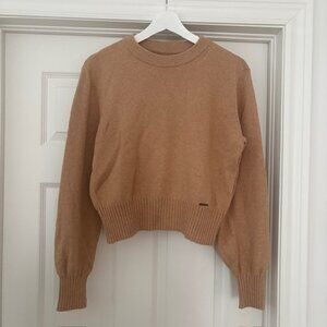 Abercrombie cropped light sweater